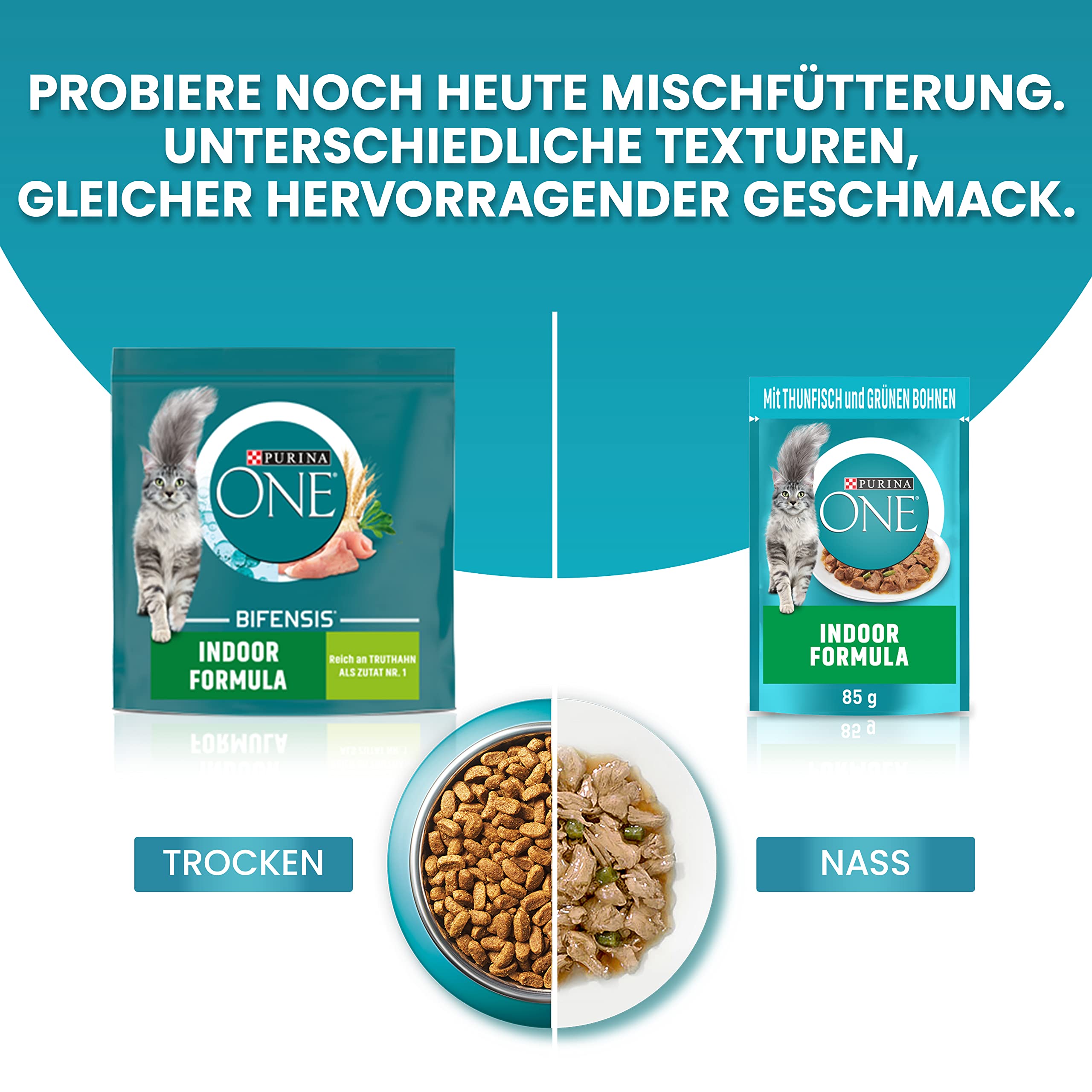 Purina One Bifensis Indoor Trockenfutter Truthahn 1,4kg