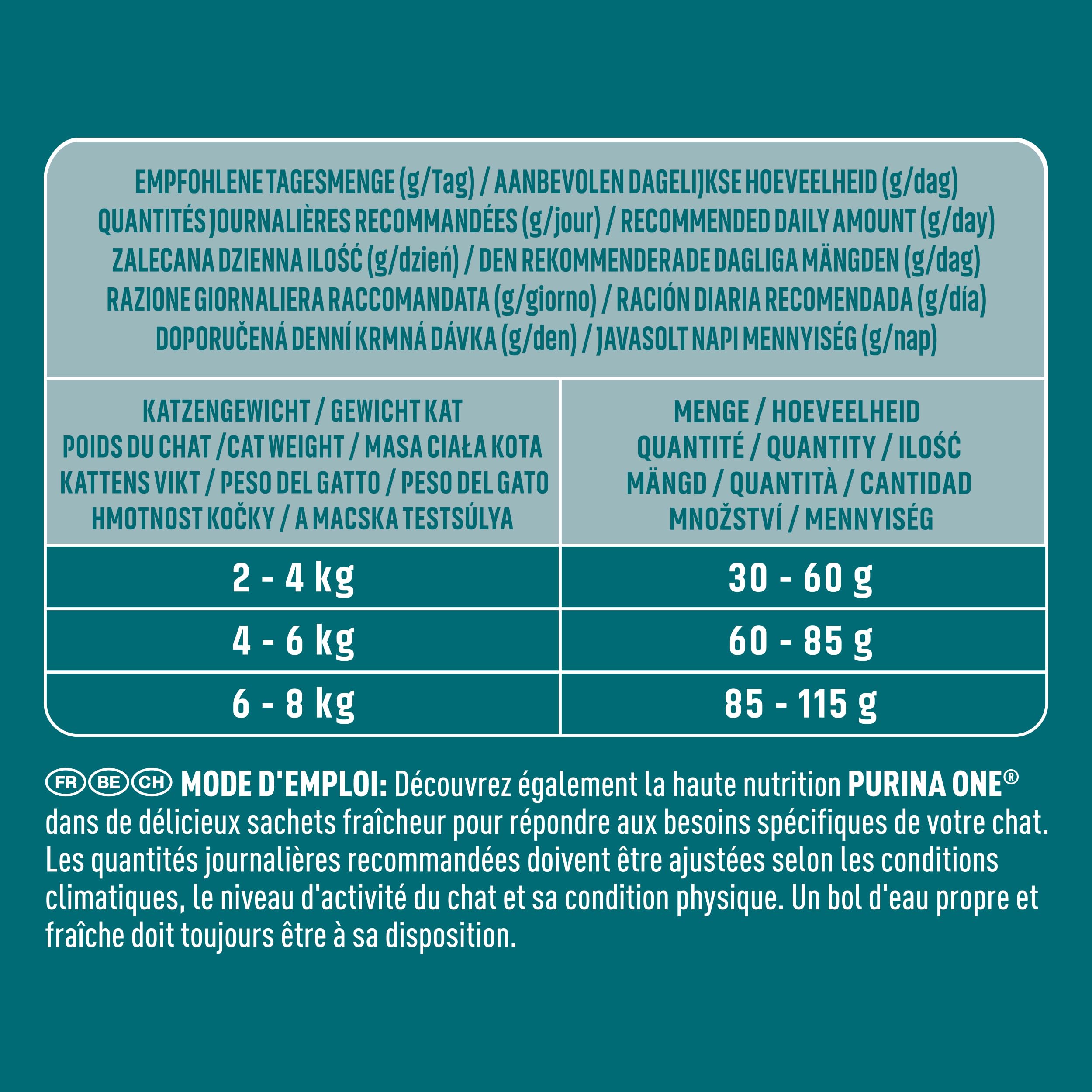 Purina One Bifensis Adult Trockenfutter Huhn 9,75kg