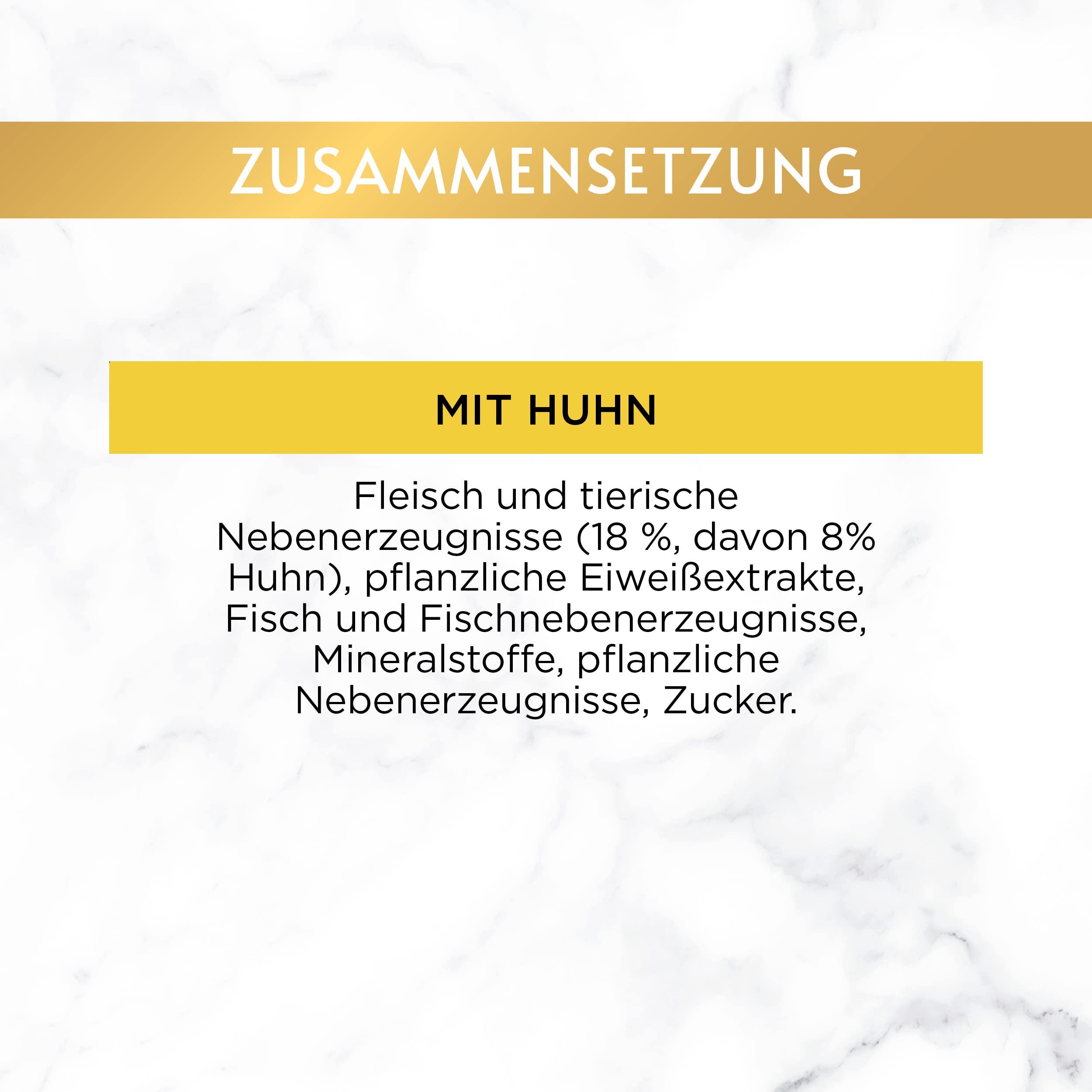 GOURMET Perle Erlesene Streifen Huhn Nassfutter 12x85g Sauce