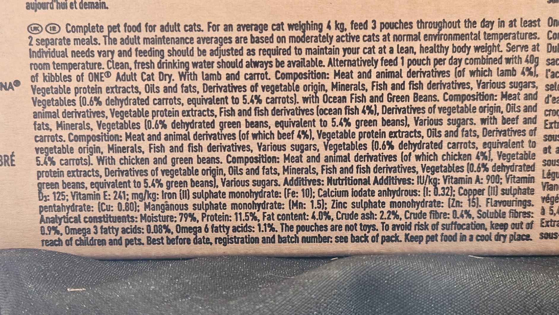PURINA ONE BIFENSIS Mix Nassfutter Sauce 60x85g