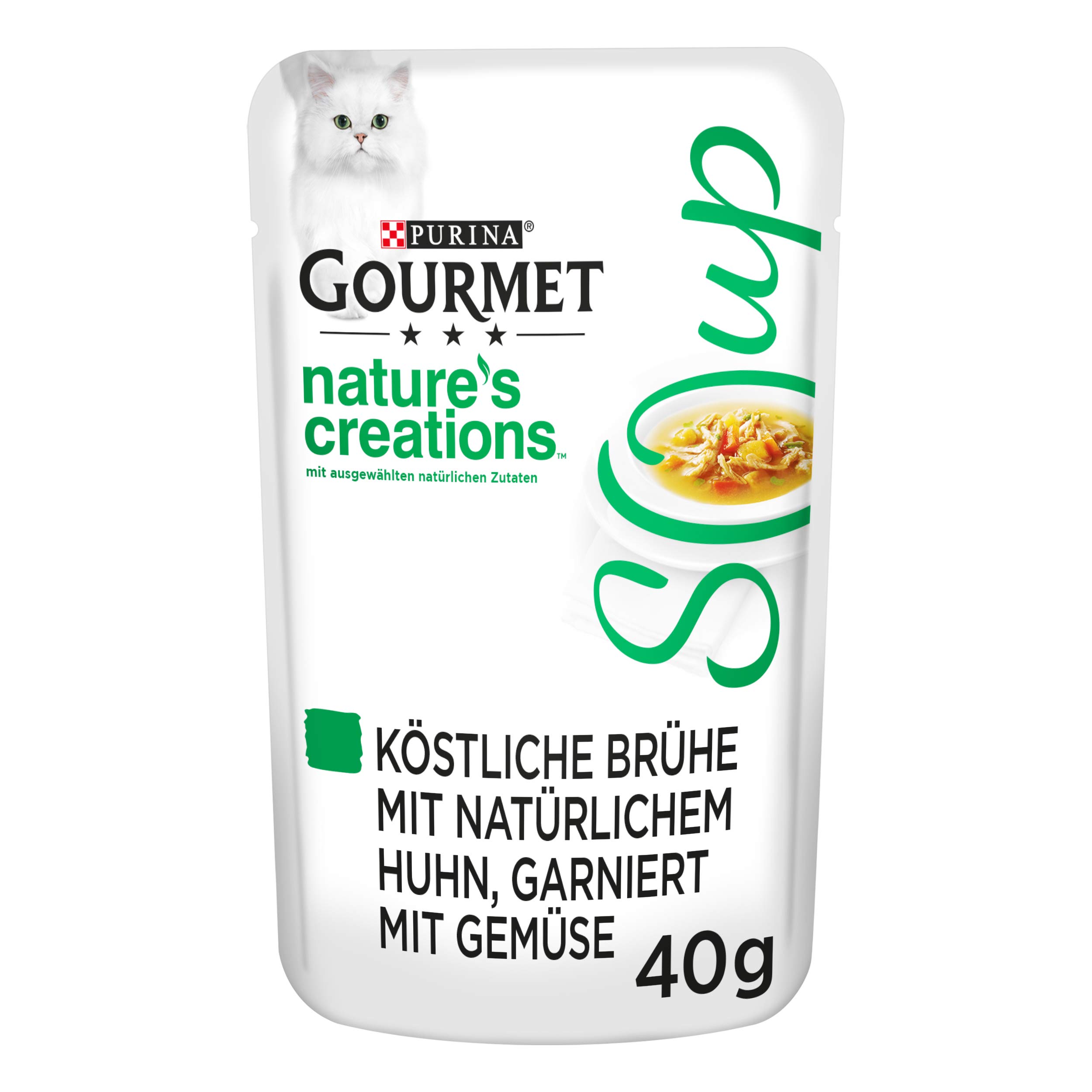 Gourmet Crystal Soup Huhn Katzensuppe 32x40g natürlich