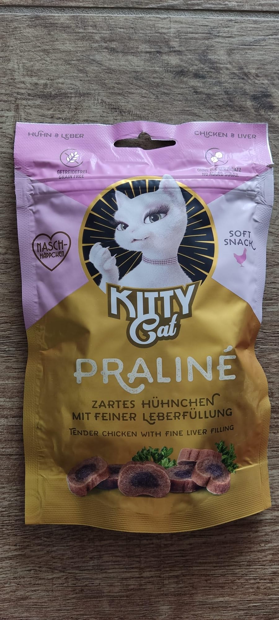 KITTY Cat Snacks Praliné Huhn & Leber 10x50g