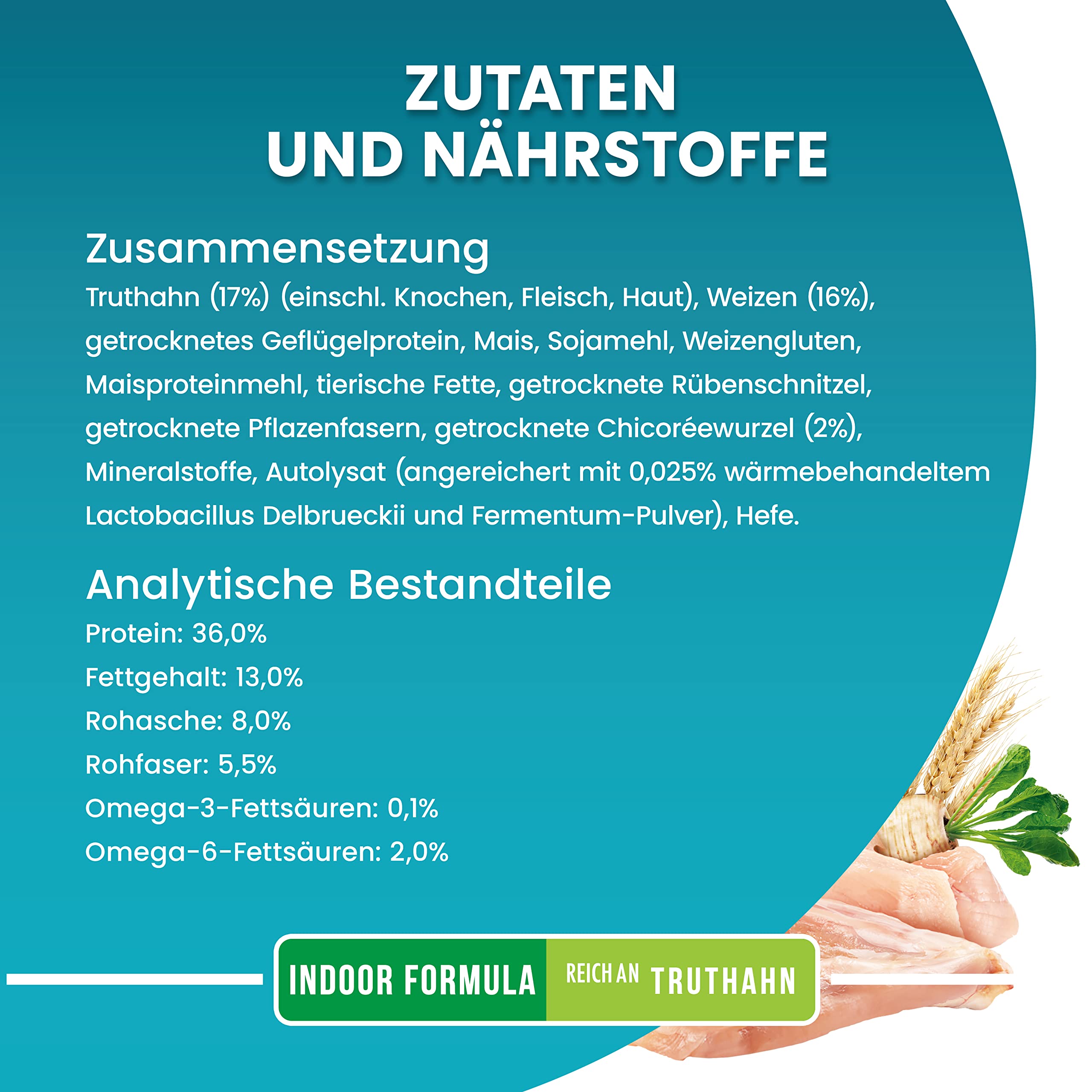 Purina One Bifensis Indoor Trockenfutter Truthahn 1,4kg