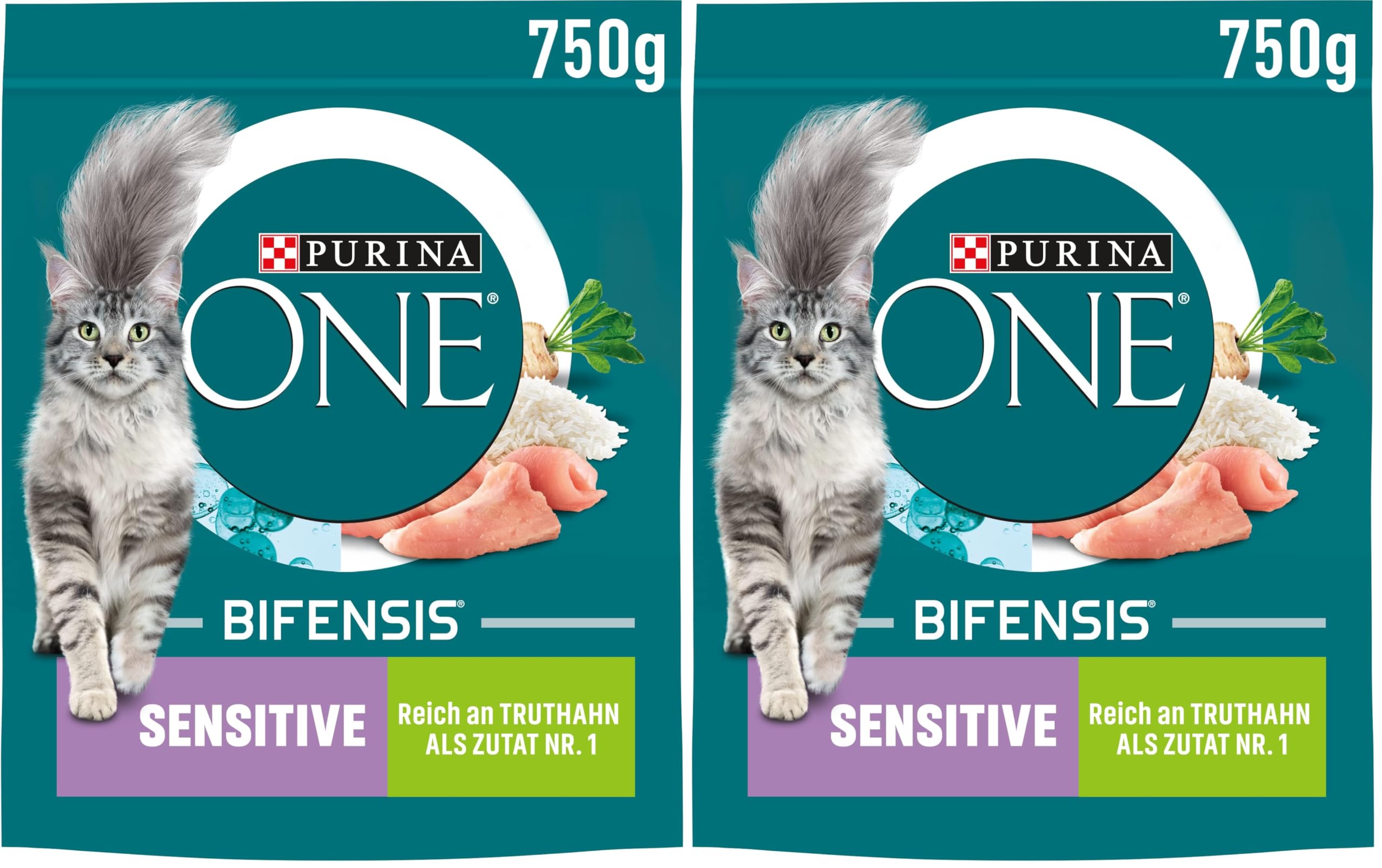 PURINA ONE BIFENSIS Sensitive Trockenfutter Truthahn 9,75kg