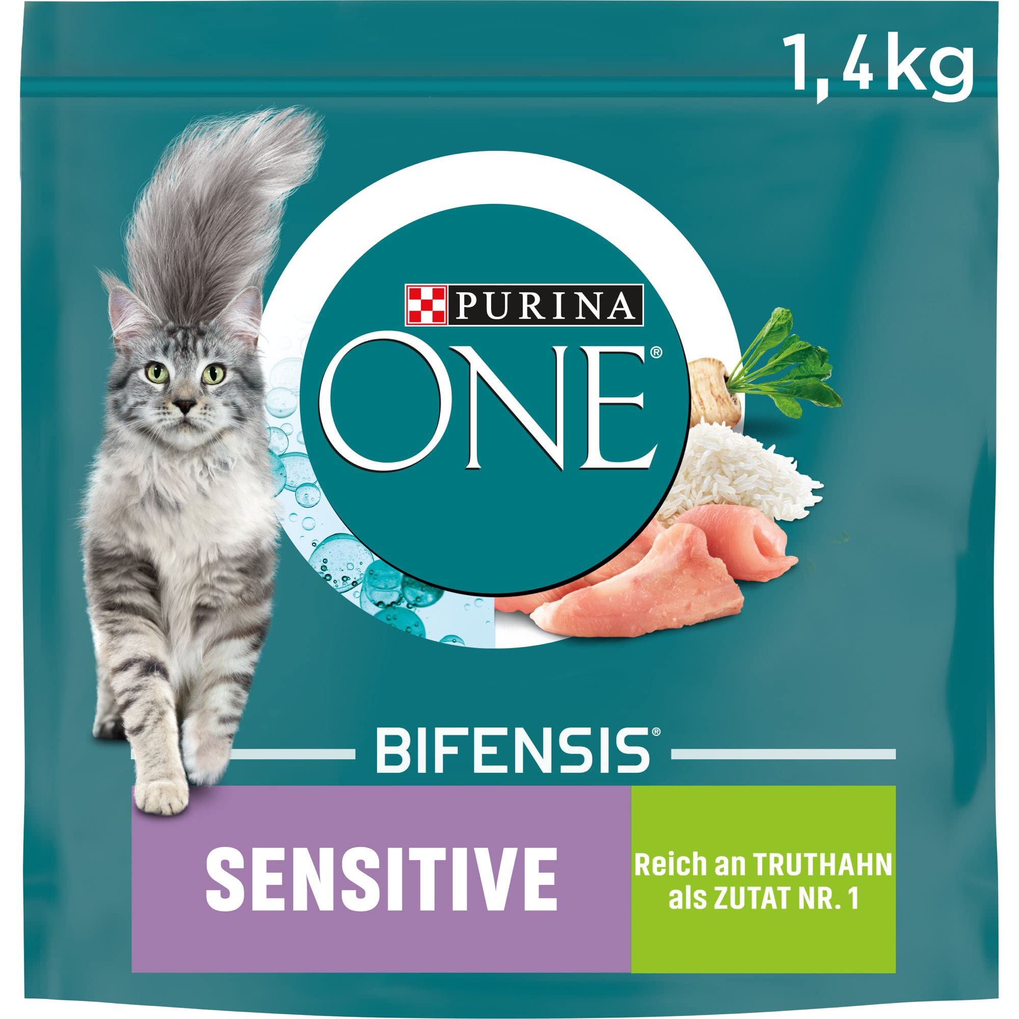 Purina One Bifensis Sensitive Trockenfutter Truthahn 6x750g