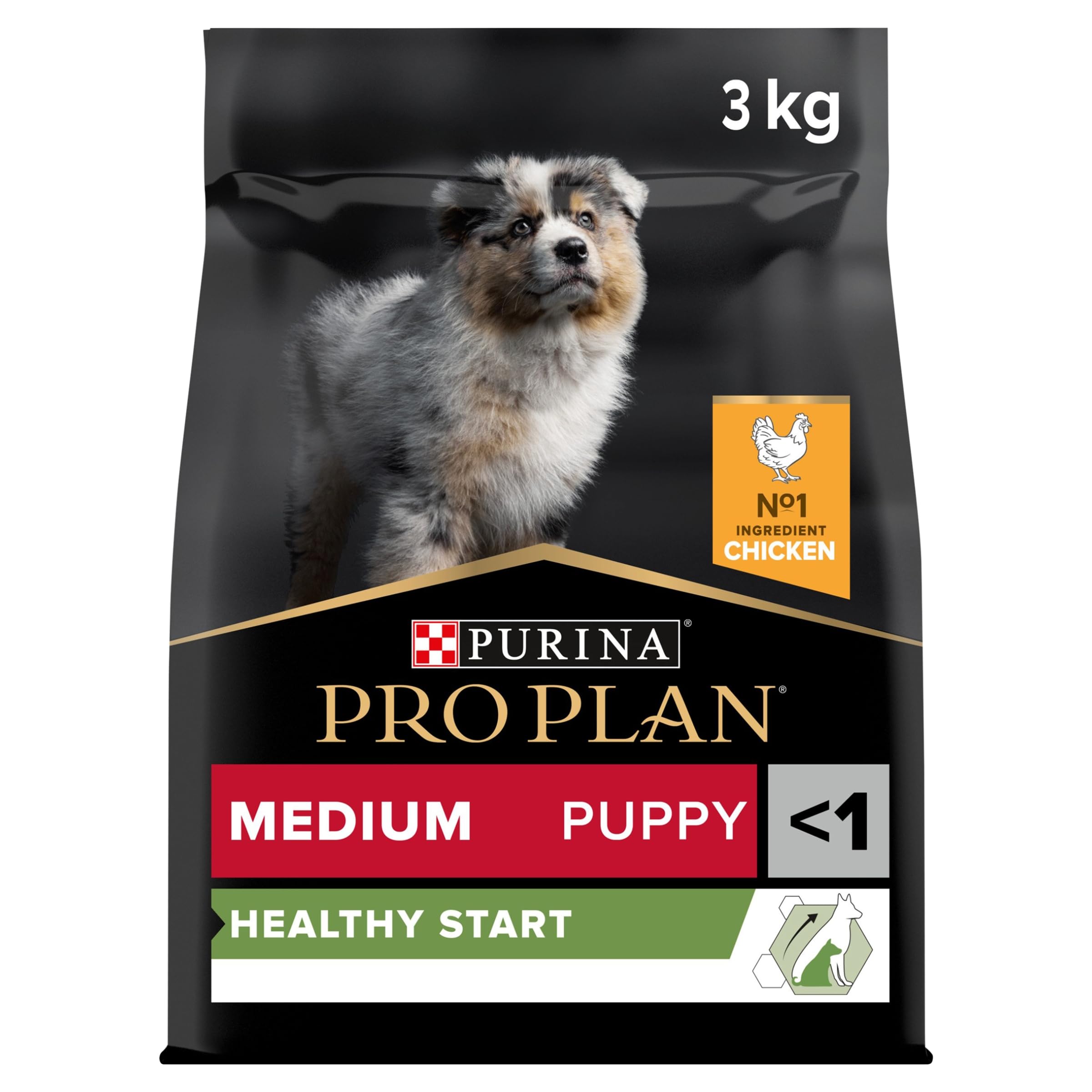 Purina Pro Plan Medium Puppy Trockenfutter Huhn 3kg Gelenke