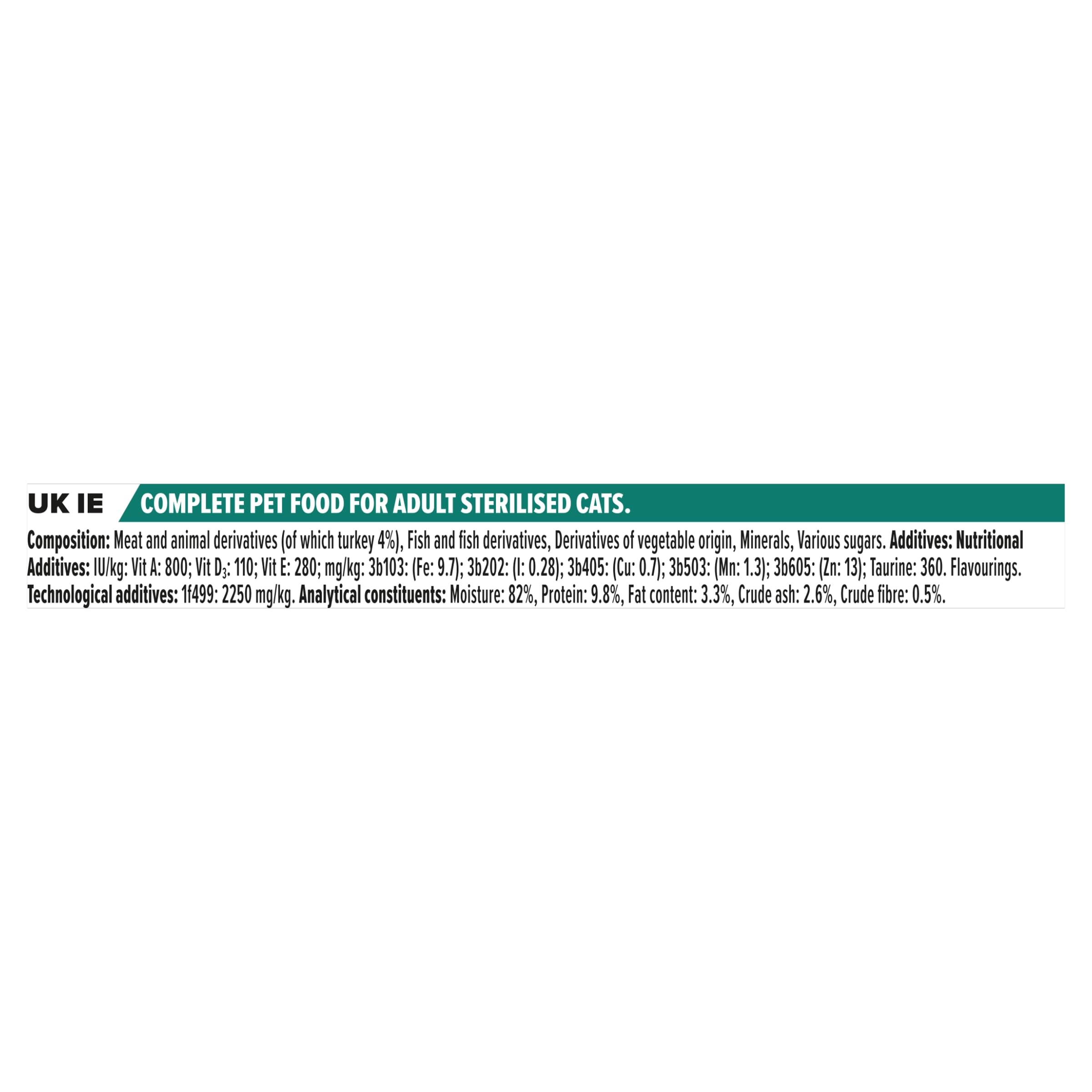 Purina Pro Plan Sterilised Nassfutter Truthahn 40x85 g