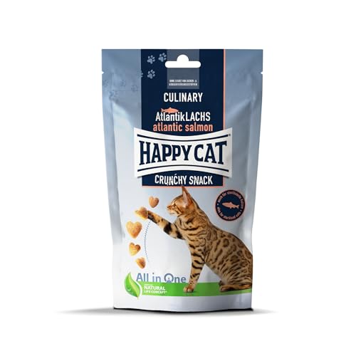 Happy Cat Culinary Snack Katzenleckerli Atlantik-Lachs 70 g knusprig