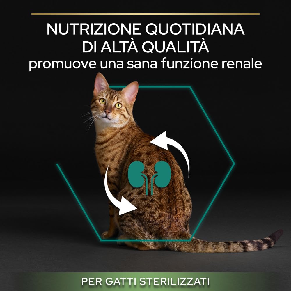 Purina Pro Plan Sterilised Adult Renal Trockenfutter Lachs 3,2kg