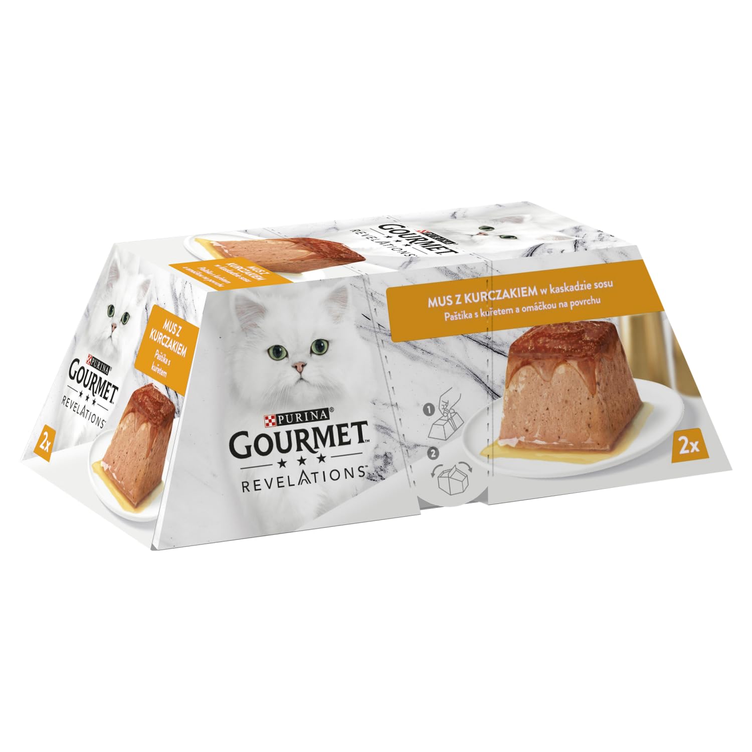 Gourmet Perle Genuss in Sauce Nassfutter Huhn 2 x 57 g