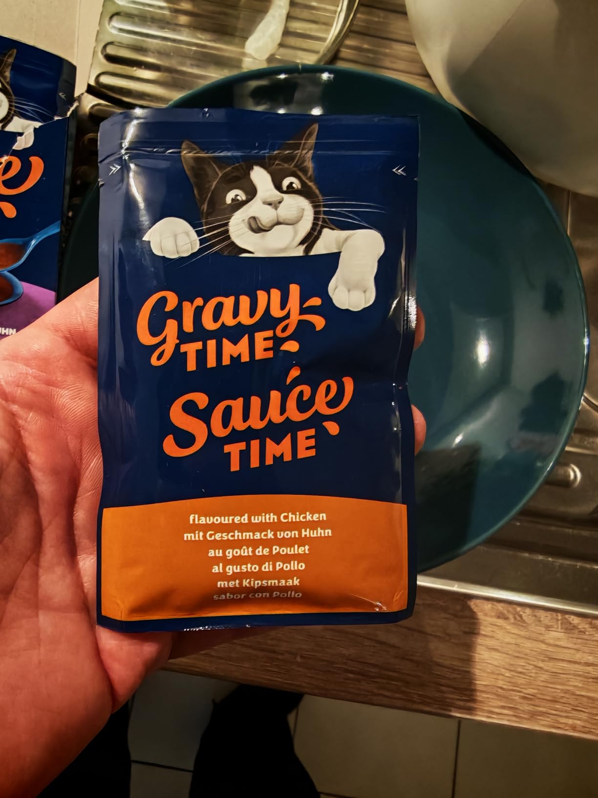 Felix Sauce Time Huhn Lachs Katzensnack 24x40g cremig