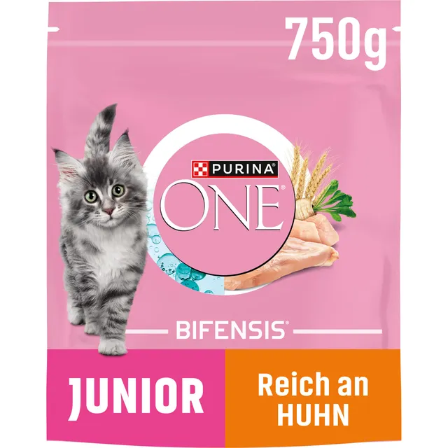 PURINA ONE Bifensis Junior Trockenfutter Huhn 750 g Kitten