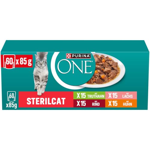 PURINA ONE BIFENSIS Nassfutter Sterilcat Truthahn 5,1 kg Mix Sauce