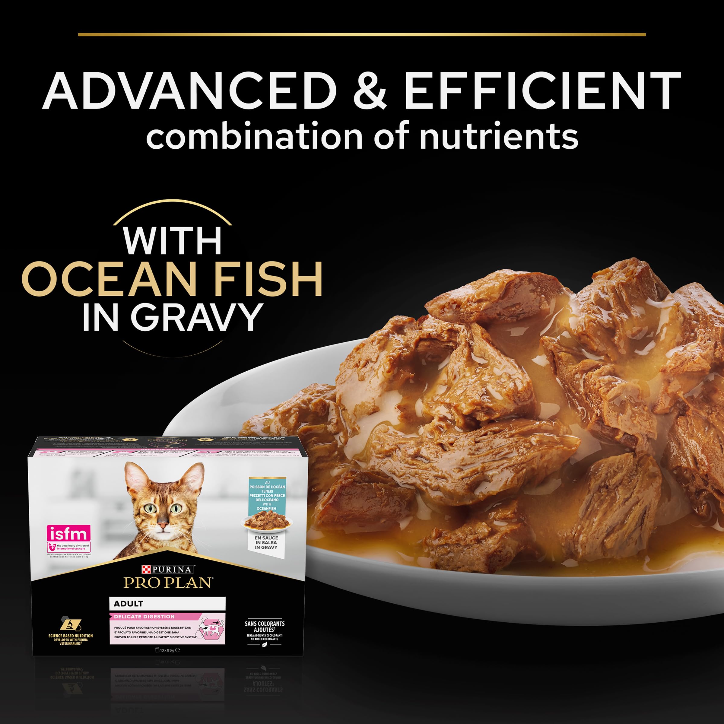 Pro Plan Nutrisavour Nassfutter Seefisch Soße 10x85g