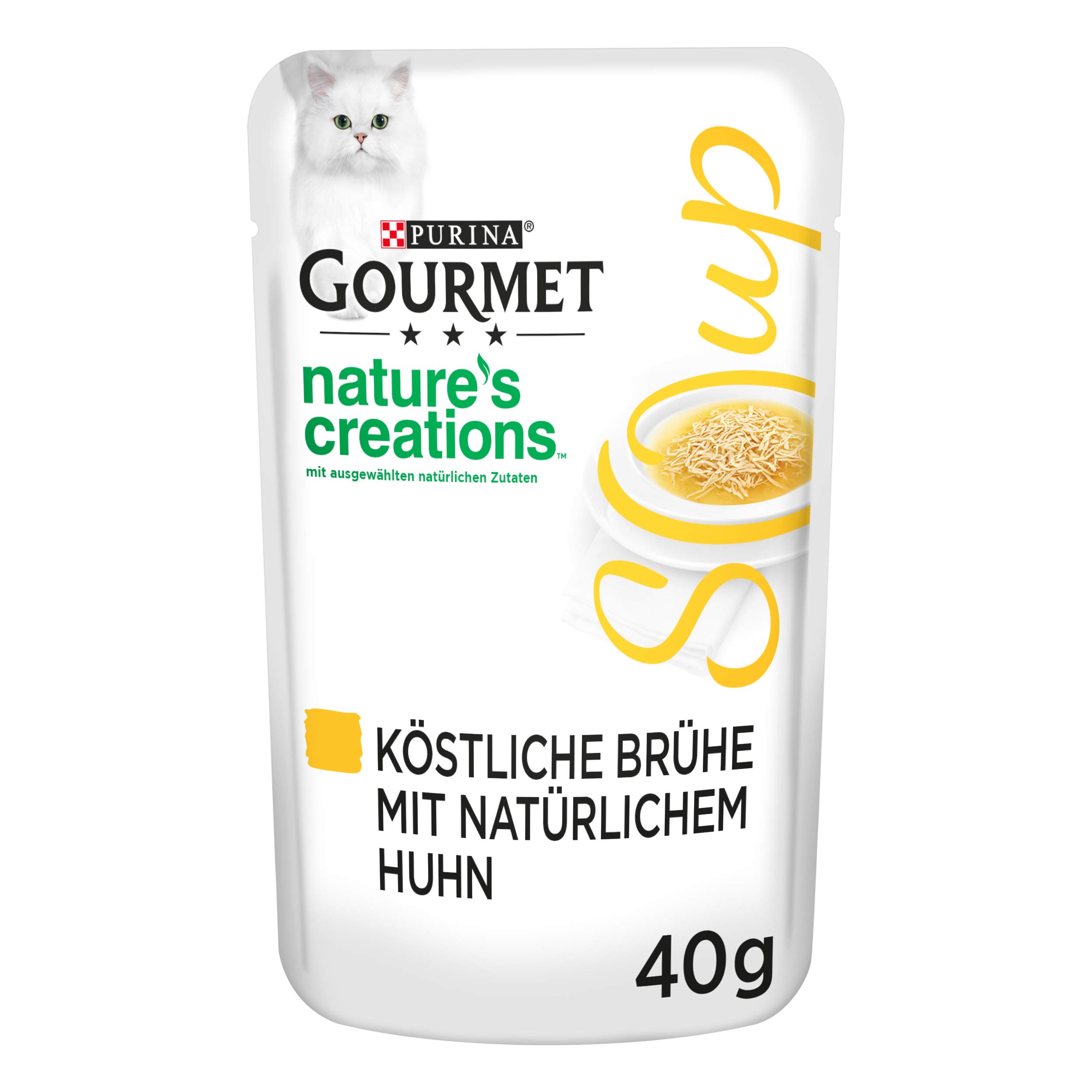 Gourmet Crystal Soup Huhn Katzensuppe 32x40g natürlich