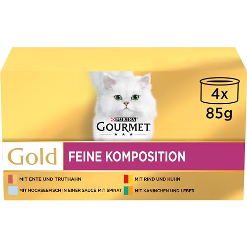 GOURMET Perle Duetto Sorten-Mix Nassfutter 48x85g