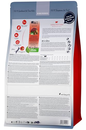 Happy Cat Culinary Adult Voralpen Rind Trockenfutter 4 kg glutenfrei