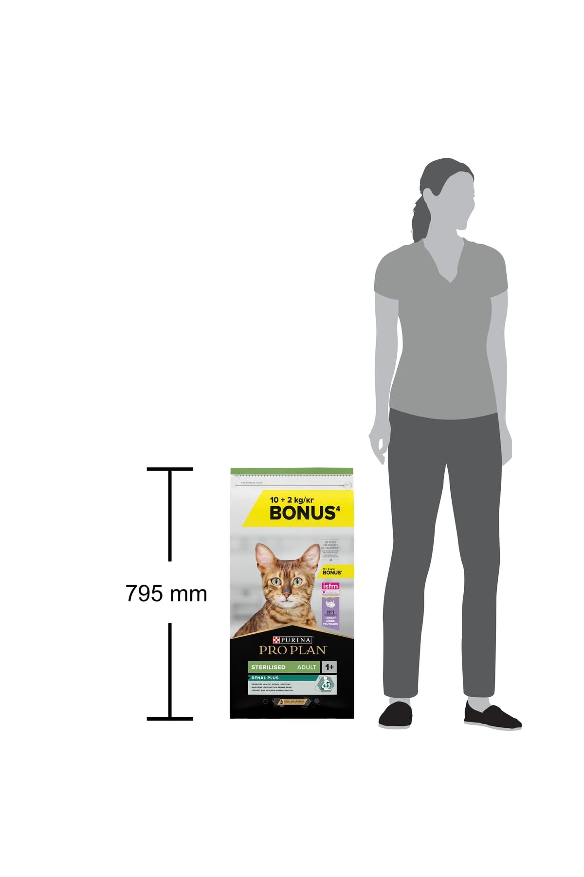 PRO PLAN für Katzen Trockenfutter Sterilised 12kg