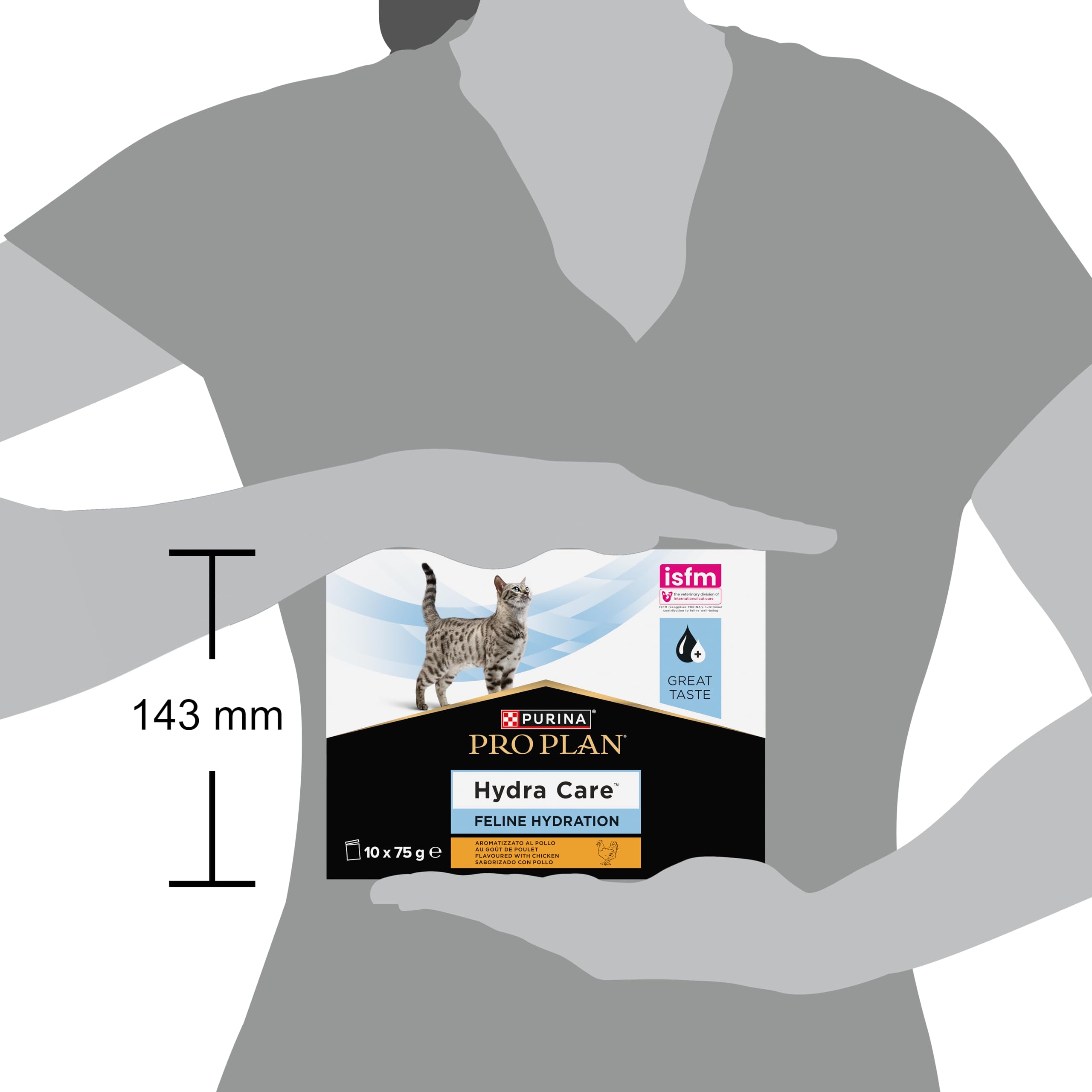 PRO PLAN Hydra Care Huhn Ergänzungsfutter Katze 10x75g Hydration