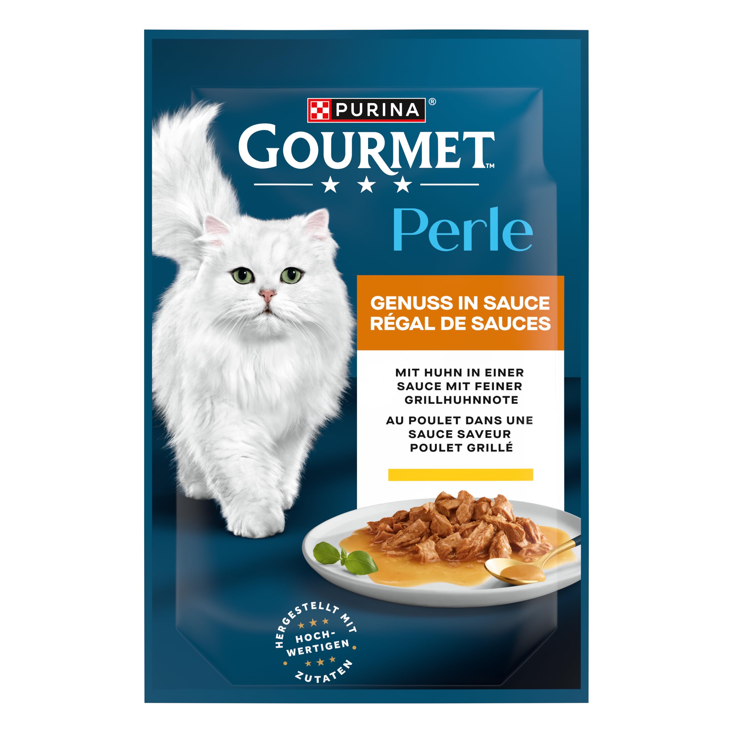 Gourmet Perle Genuss in Sauce Nassfutter Huhn 26x85 g