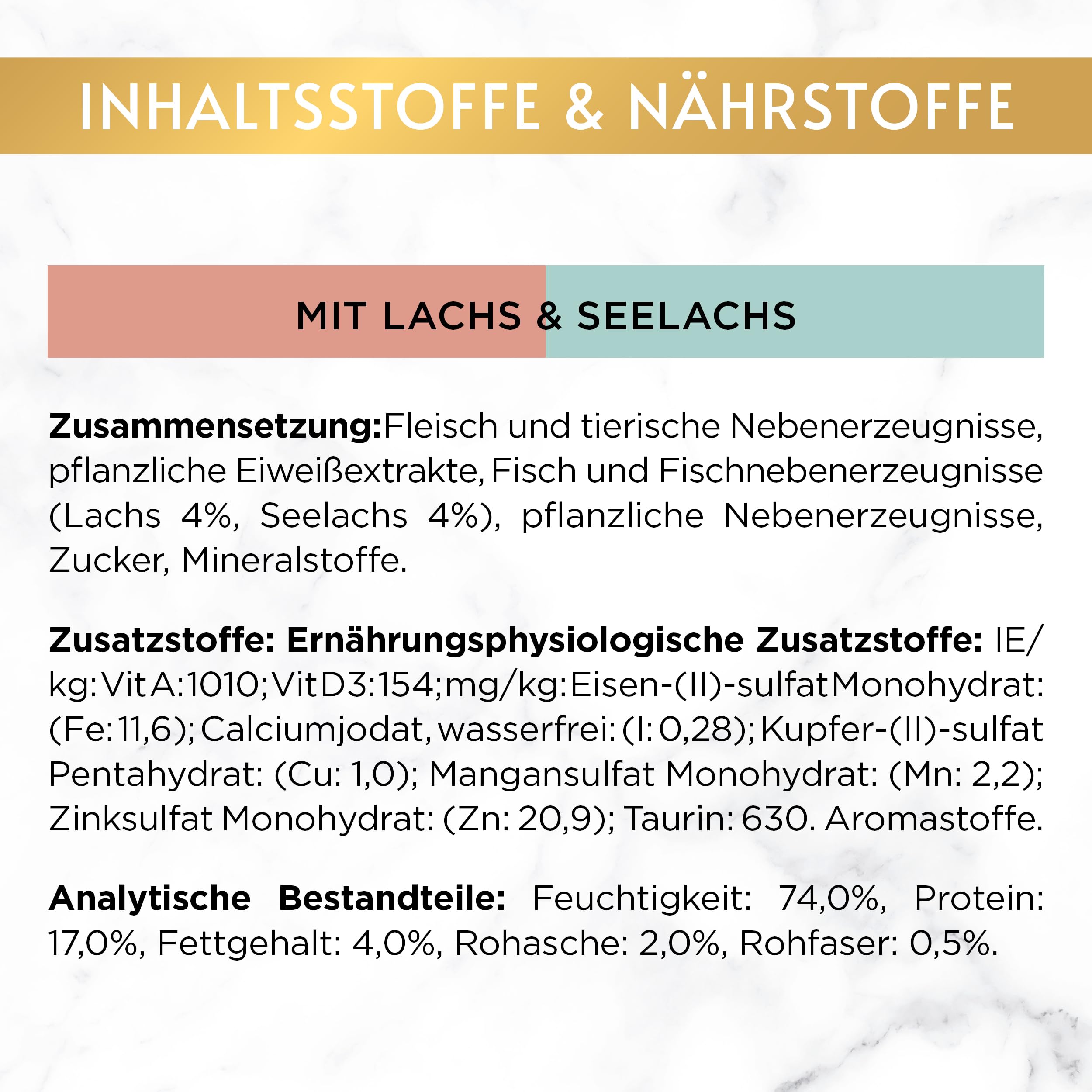 GOURMET Perle Duetto Lachs & Seelachs Nassfutter 12x85g mit Sauce