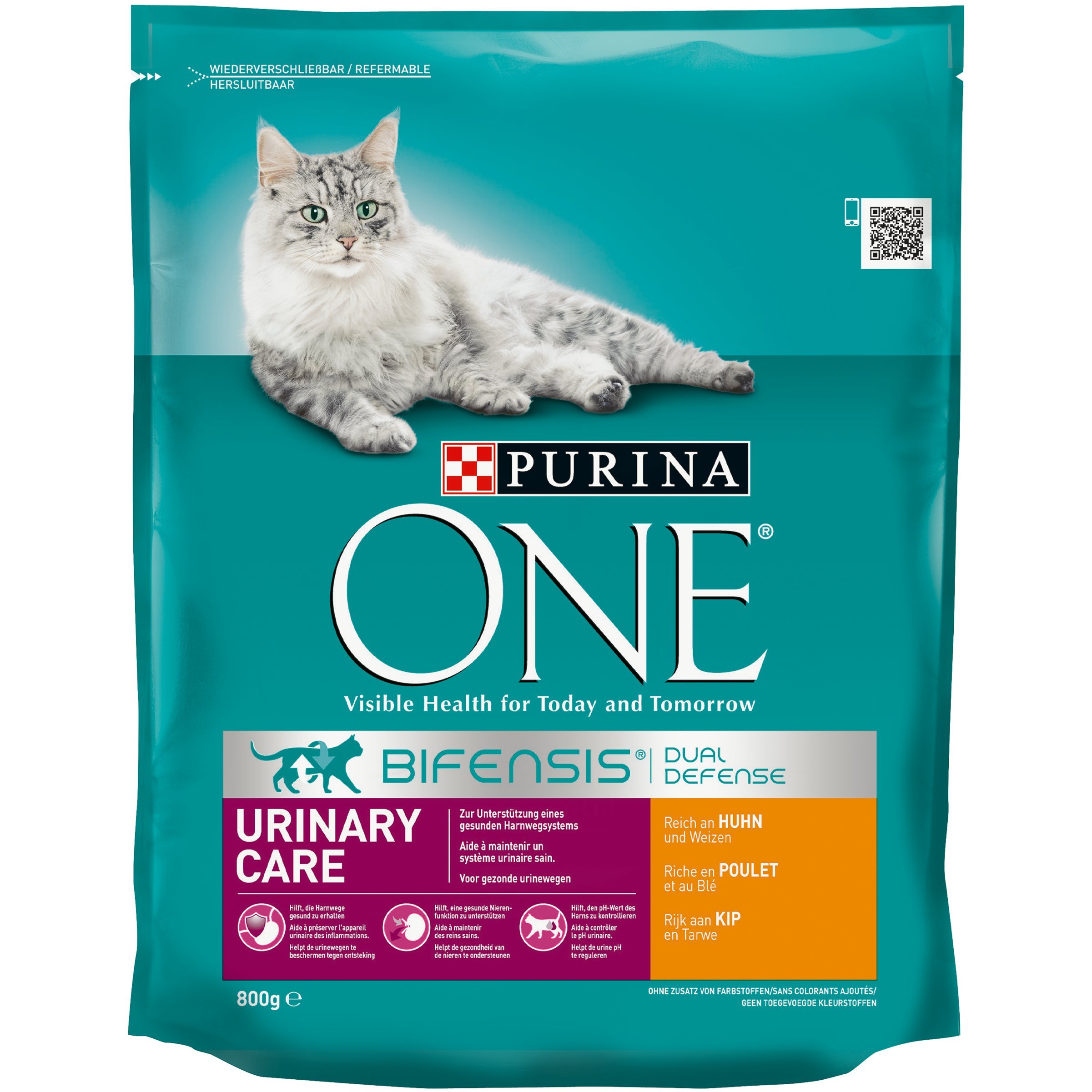 PURINA ONE Bifensis Urinary Care Trockenfutter Huhn 6x1,4 kg