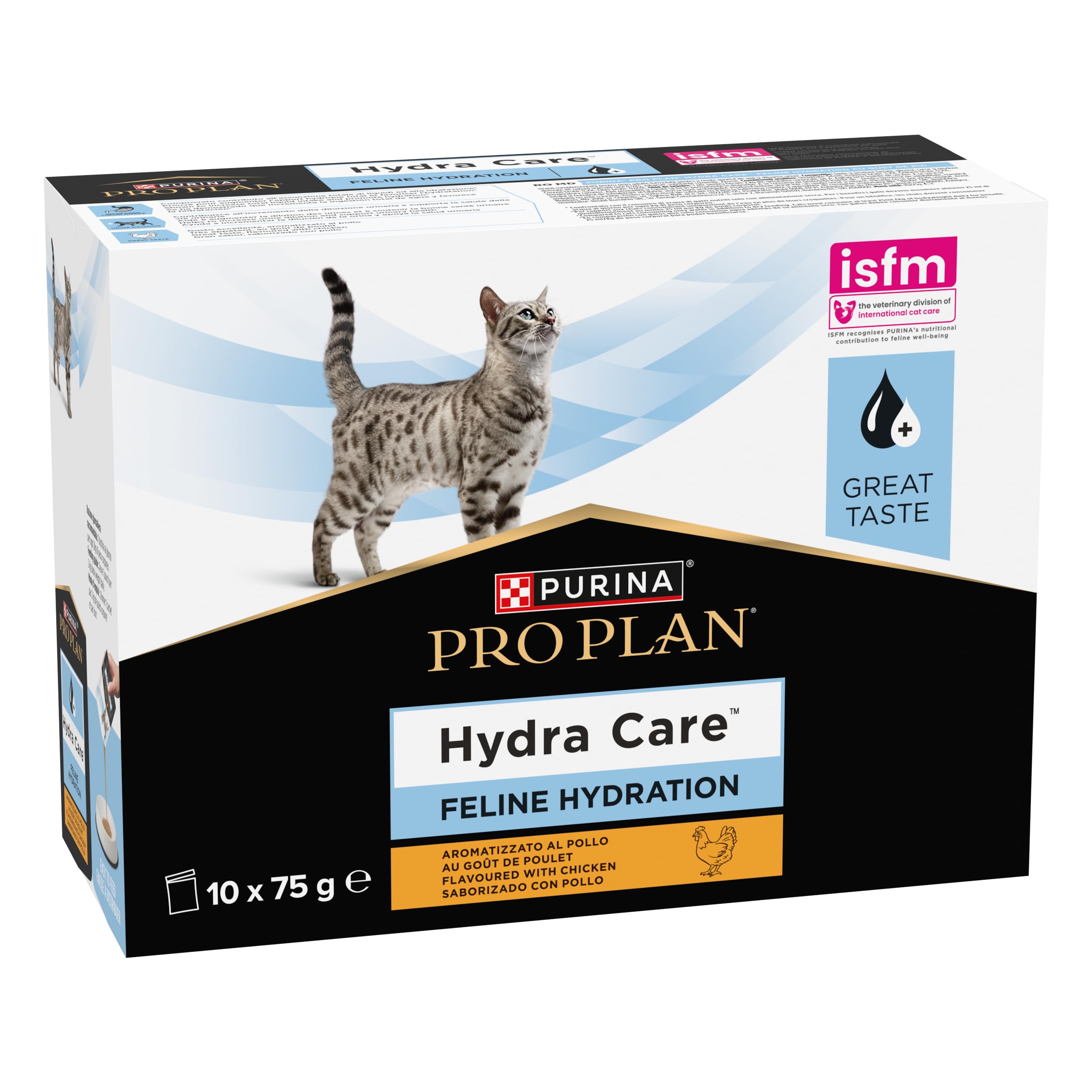 PRO PLAN Hydra Care Huhn Ergänzungsfutter Katze 10x75g Hydration