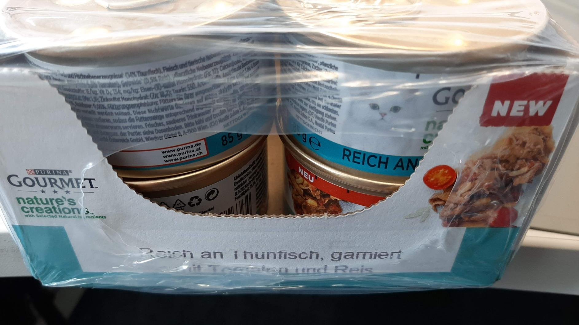 Gourmet Perle Nature's Creation Nassfutter Thunfisch 12x85 g