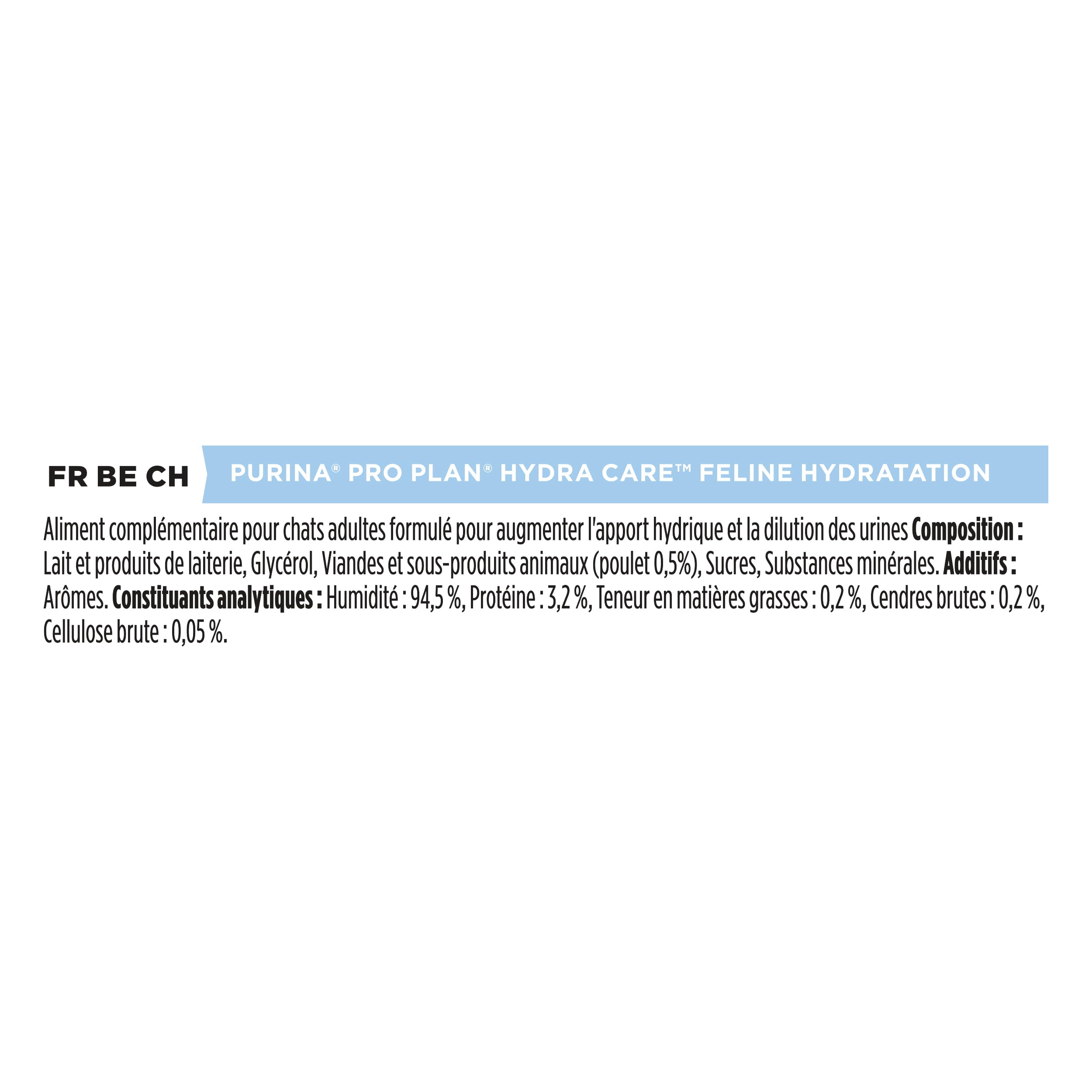 PRO PLAN Hydra Care Huhn Ergänzungsfutter Katze 10x75g Hydration